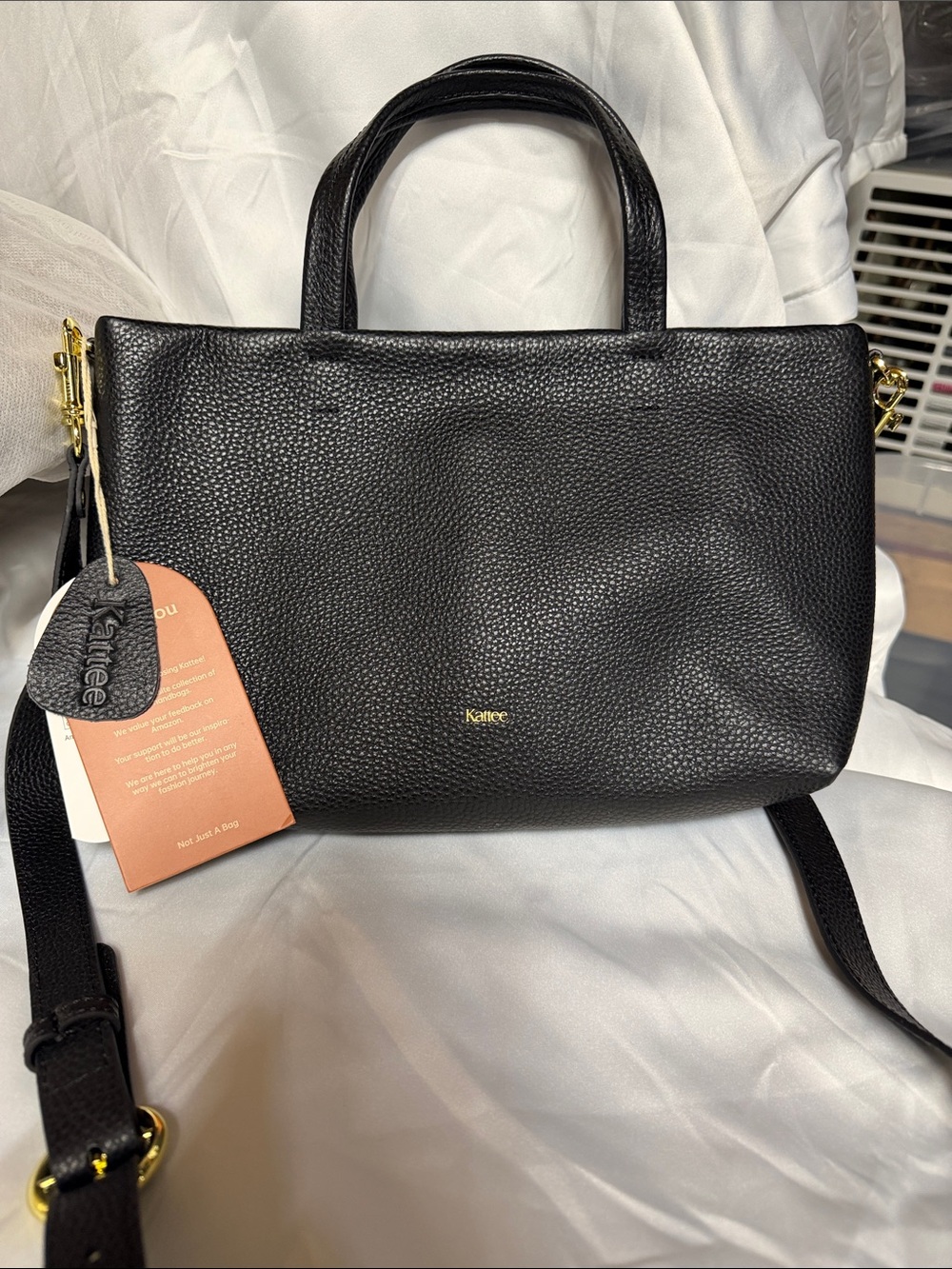 Kattee Leather Small Handbag BNWT Black 🖤🖤